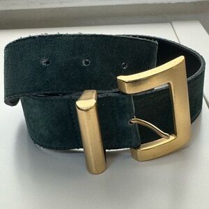 Express Green and Gold Belt SIZE M